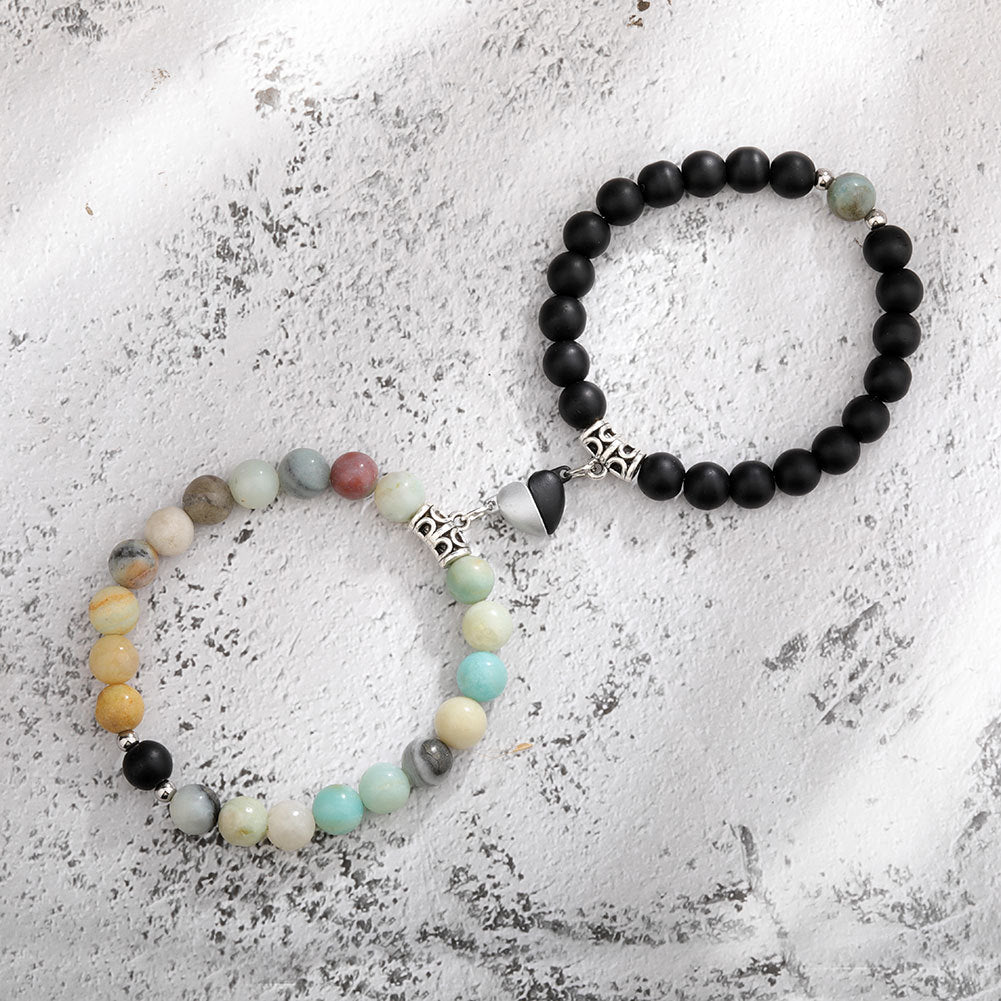 Bonded Heart Couple Bracelet Set