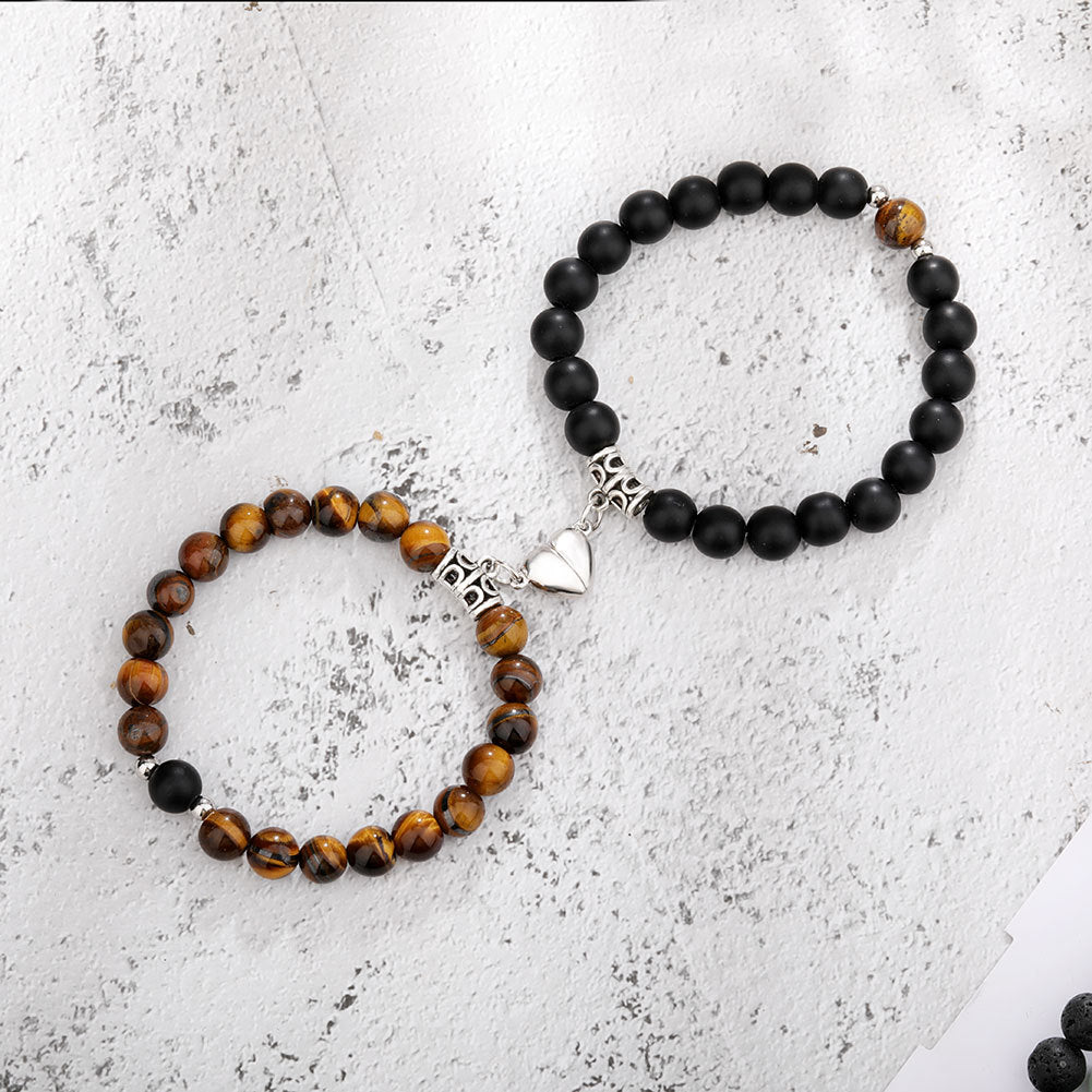 Bonded Heart Couple Bracelet Set