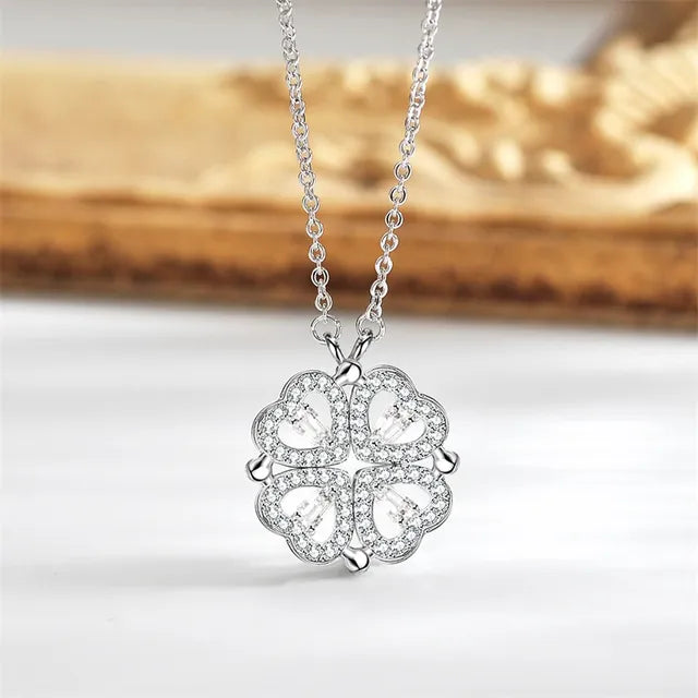 Charming Clover Love Magnetic Pendant