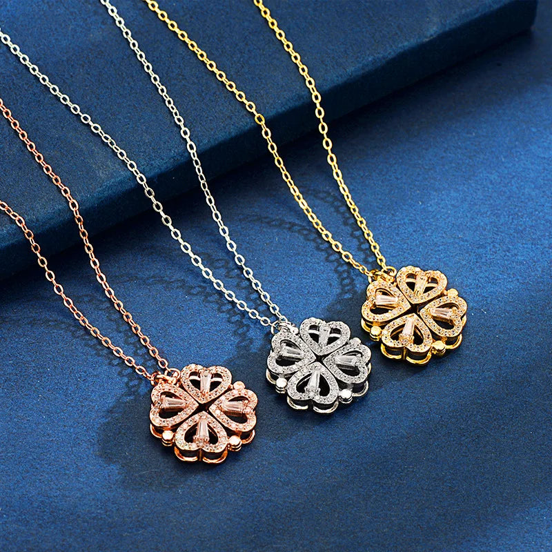 Charming Clover Love Magnetic Pendant