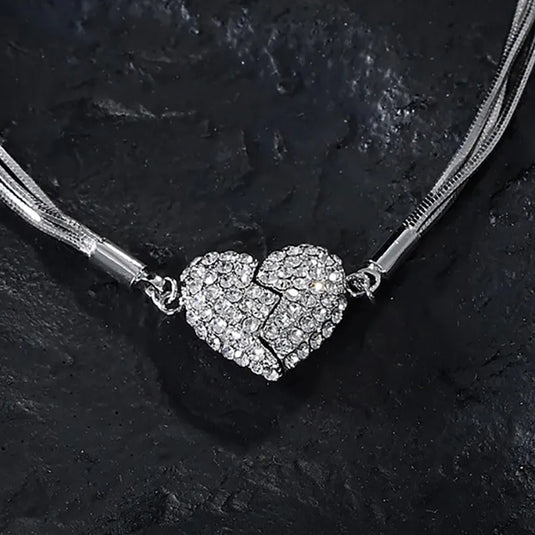 Heart-Shaped Magnetic Necklace