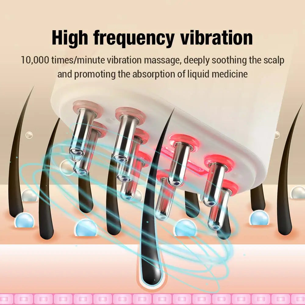 RadiantRoots : Advanced Scalp Care Massager with Red Light Therapy
