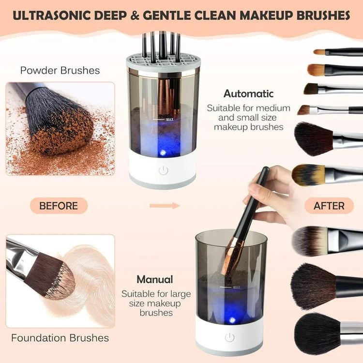 SparkleClean Pro™ Electric Cosmetic Brush Cleaner