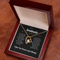 To My Soulmate l I Love You Forever & Always -Forever Love Necklace