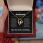 To My Soulmate l I Love You Forever & Always -Forever Love Necklace