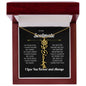 To My Soulmate | I Love You & Always - Personalized Flower Name Necklace