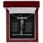 To My Soulmate | I Love You & Always - Personalized Flower Name Necklace