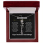 To My Soulmate | I Love You & Always - Personalized Flower Name Necklace