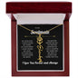 To My Soulmate | I Love You & Always - Personalized Flower Name Necklace