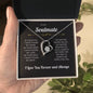 To My Soulmate l I Love You Forever & Always -Forever Love Necklace