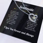 To My Soulmate l I Love You Forever & Always -Forever Love Necklace