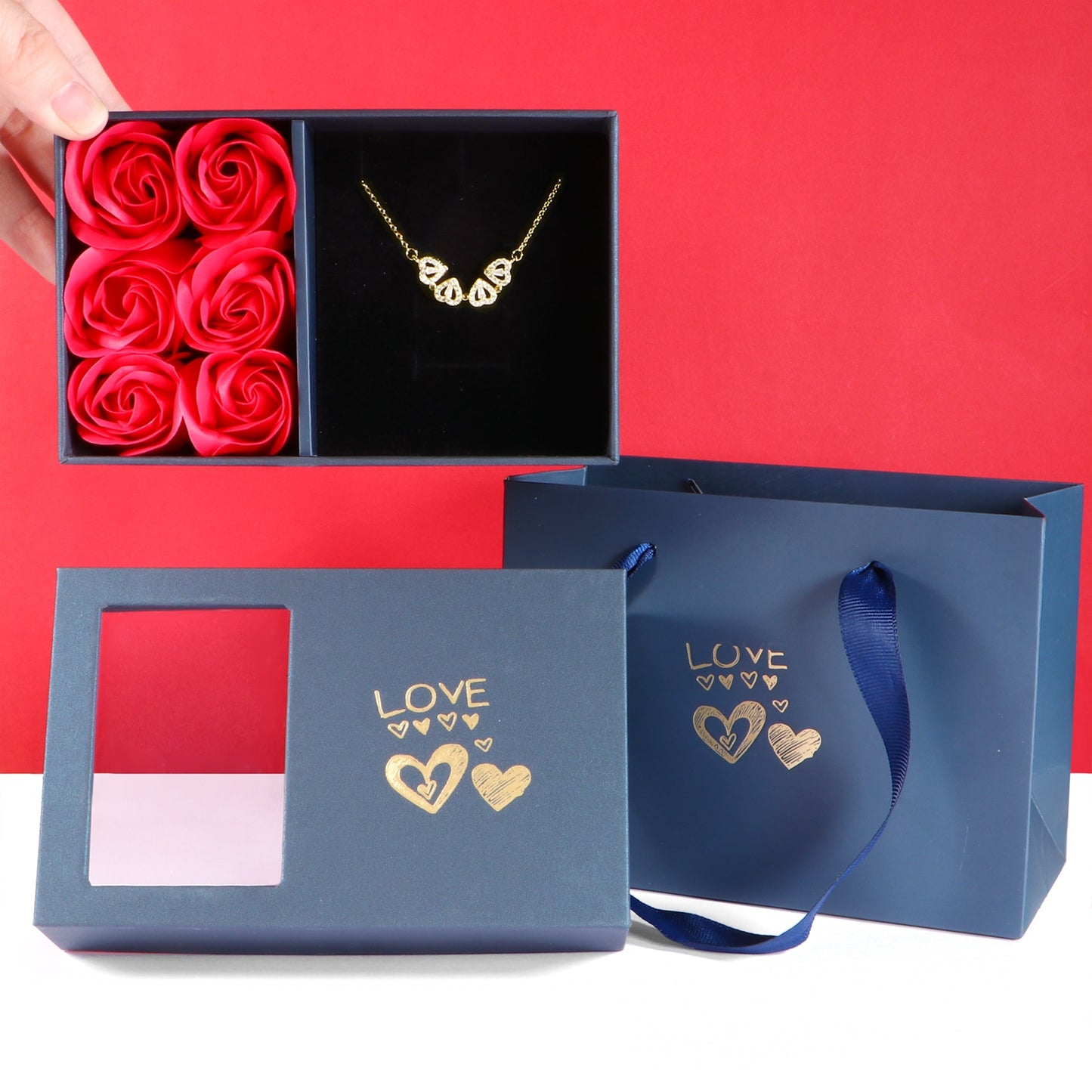 Charm Of Fortune Four Leaf Clover Necklace