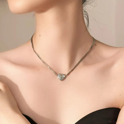 Heart-Shaped Magnetic Necklace