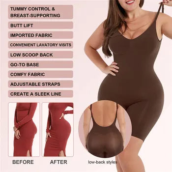 CurveSculptor™ Tummy Control Low Back Bodysuit